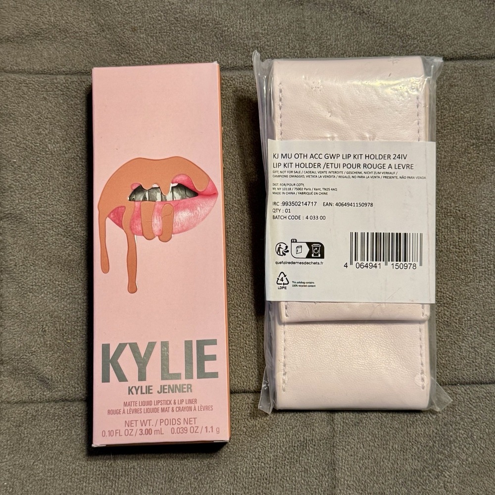 Kylie Cosmetics Lip Kit One Wish MATTE Pink Nude Liquid Lipstick & Liner Jenner